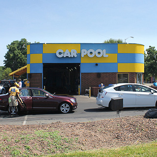 Car Pool Car Wash Far West End can be found at 9200 W. Broad